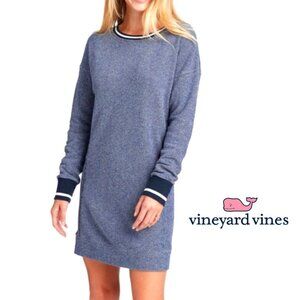 Vineyard Vines Navy Waffel Longsleeve Sweatshirt Dress XXS